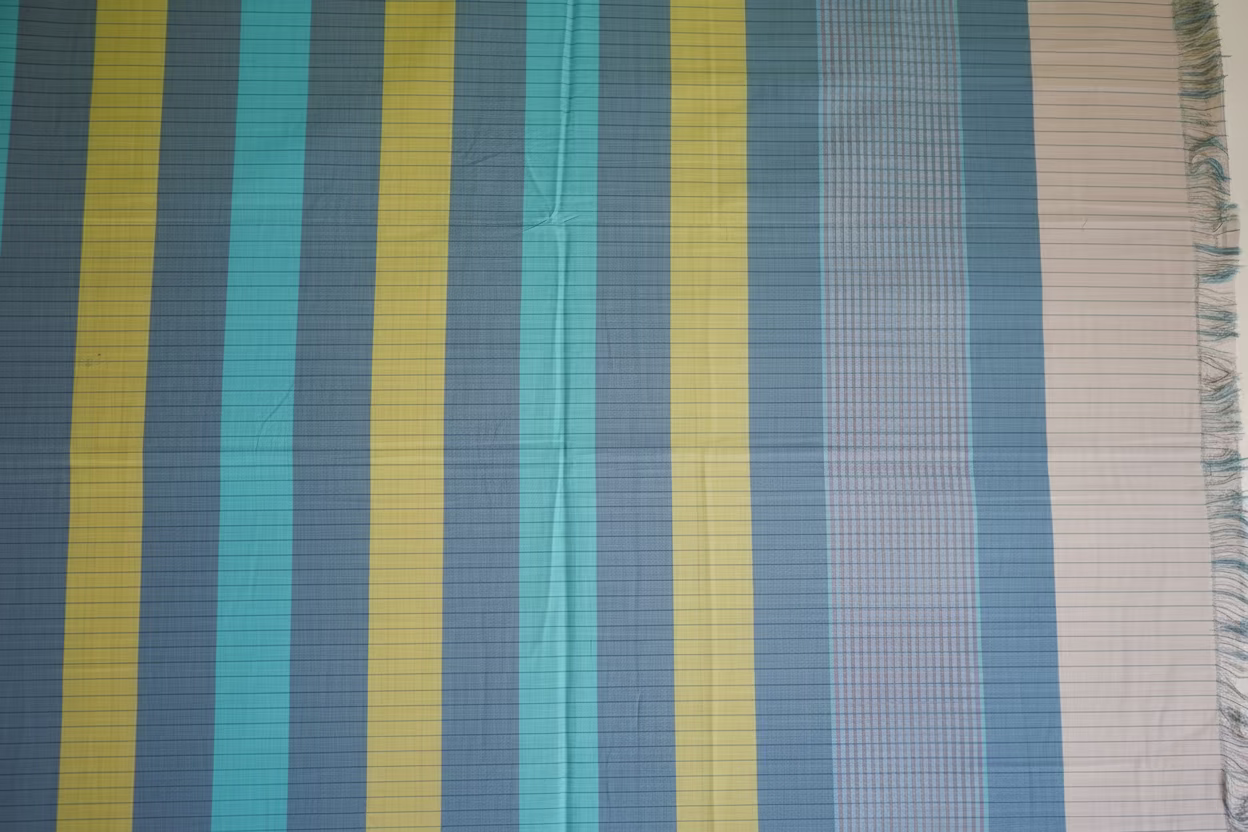 Beige Checks Mangalagiri Cotton