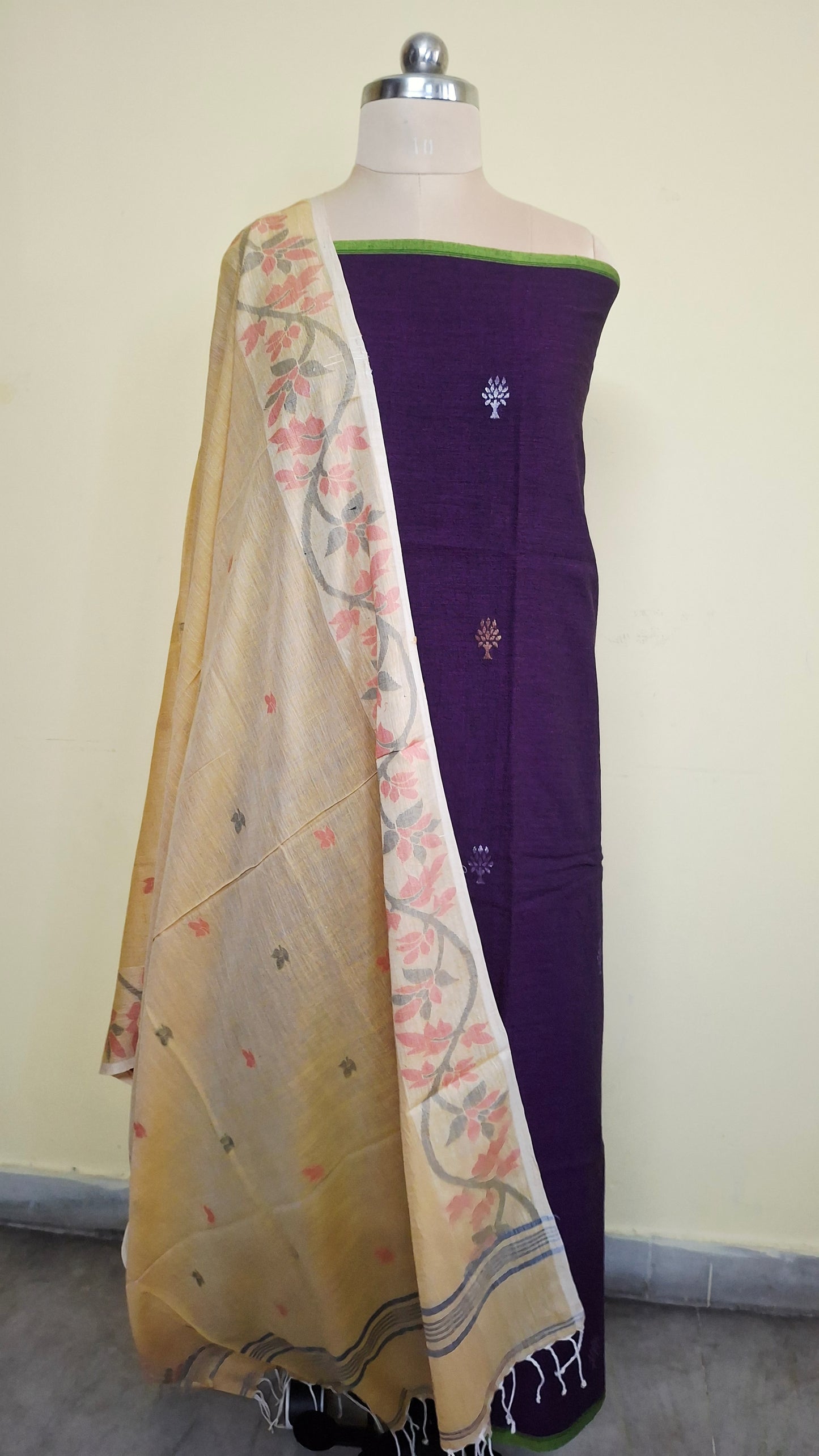 Jamdani top and Dupatta set8