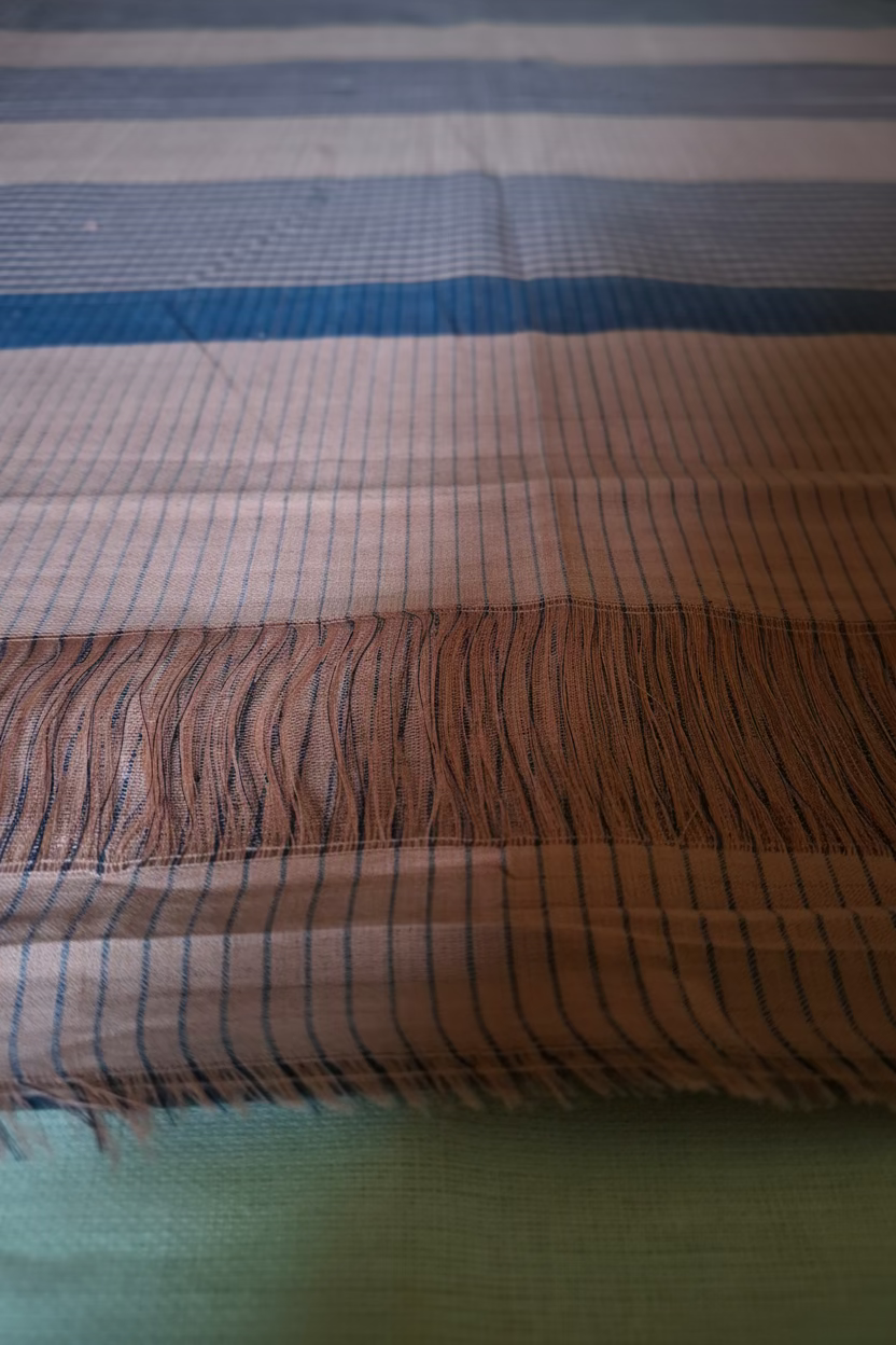 Pink Indigo Checks Mangalagiri Cotton