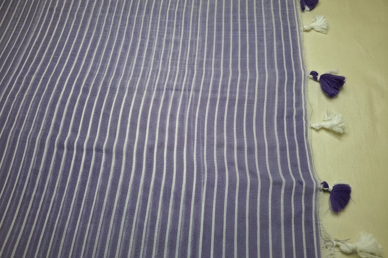 Lavender Khadi Cotton