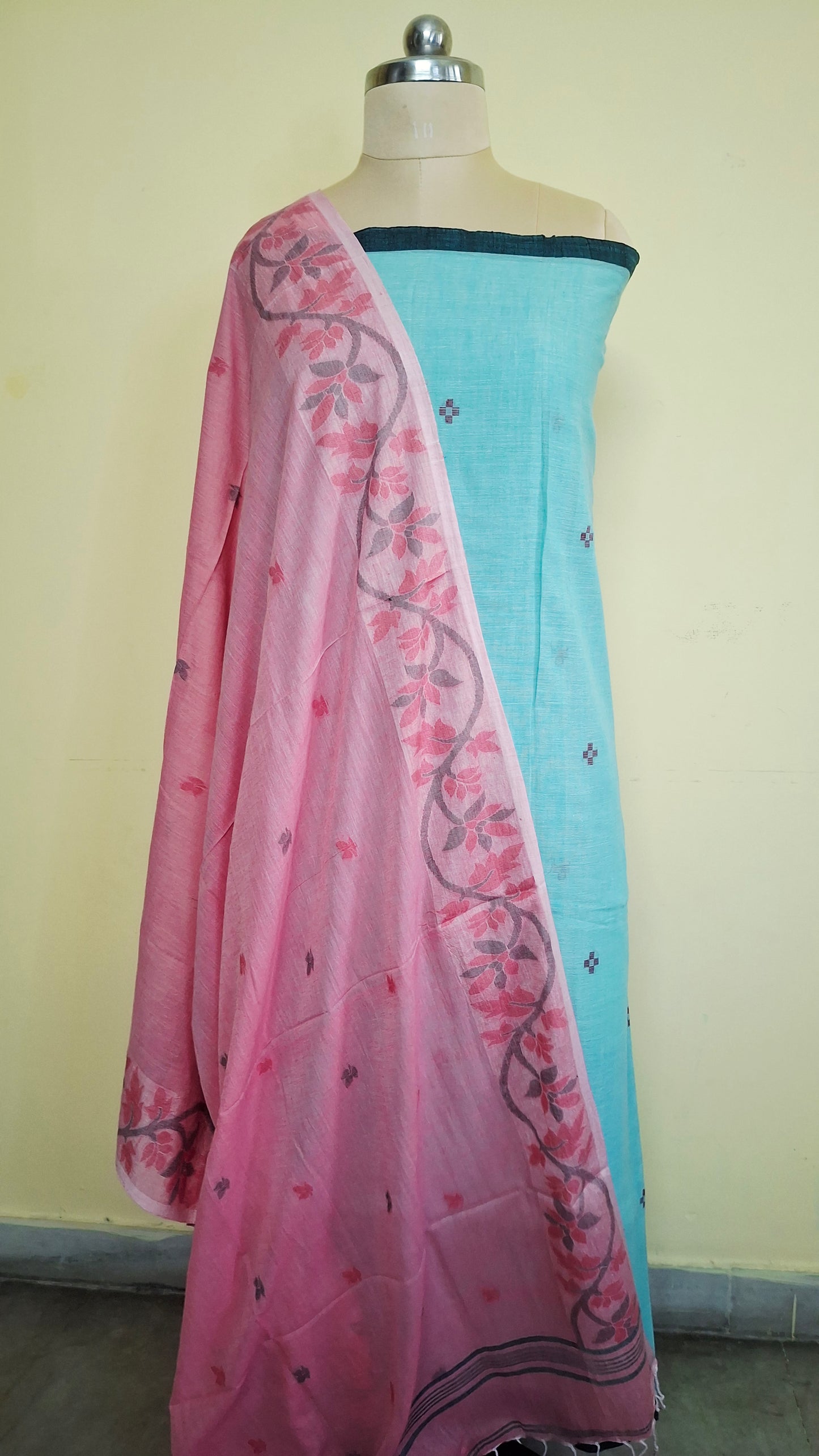Jamdani top and Dupatta set3