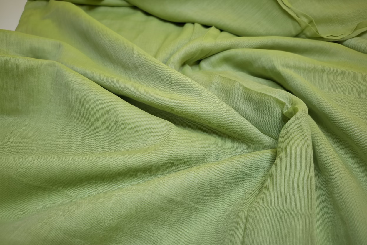 Lime Green Plain Mul Cotton