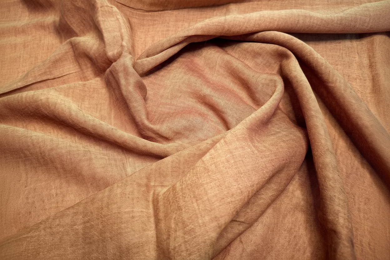 Orange Brown Mul Cotton