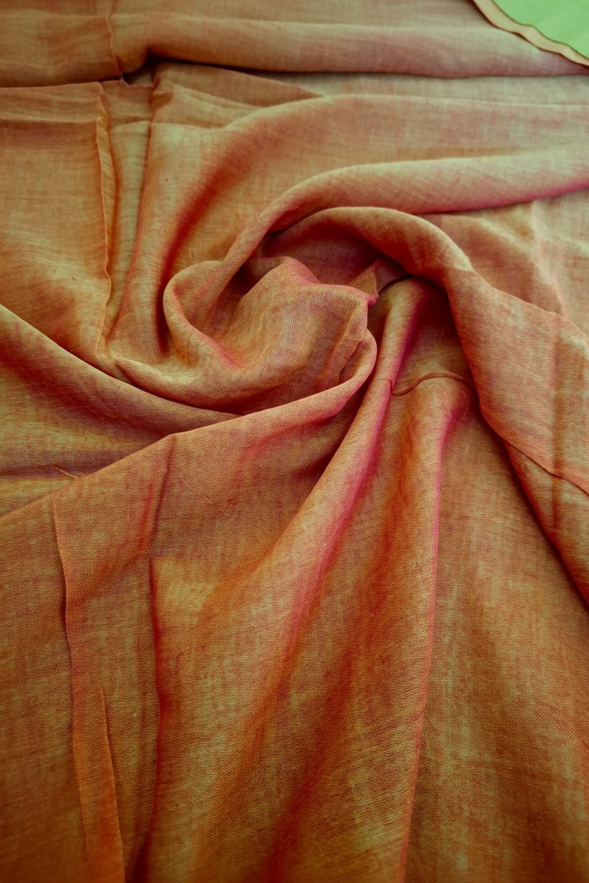 Orange Brown Mul Cotton