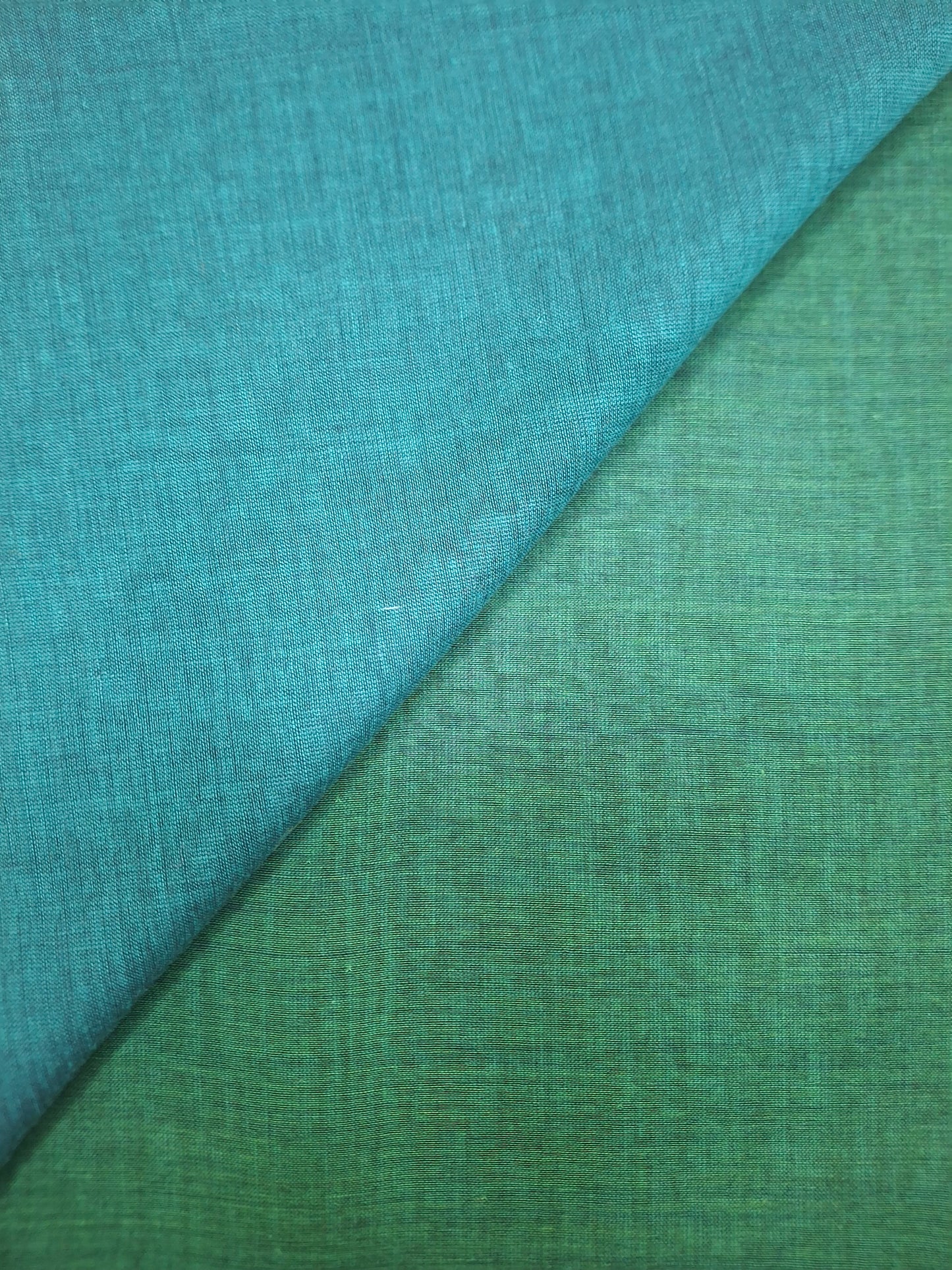 Peacock Blue Plain Mul Cotton
