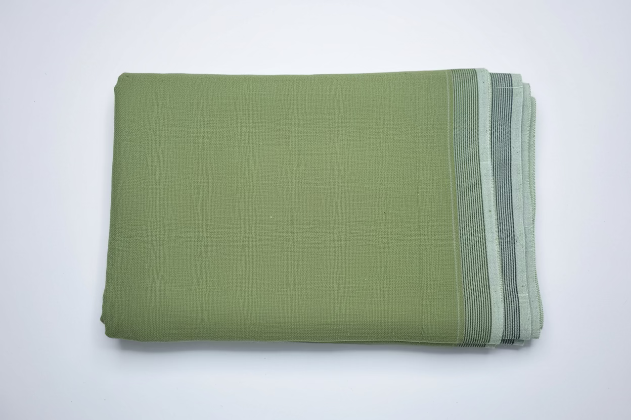 Green Jamdani Pure Cotton 100