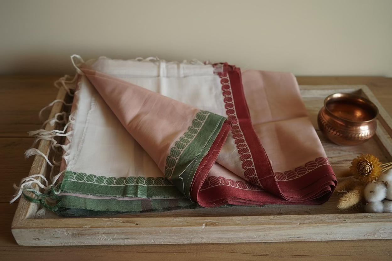 Pink Premium Mangalagiri Cotton