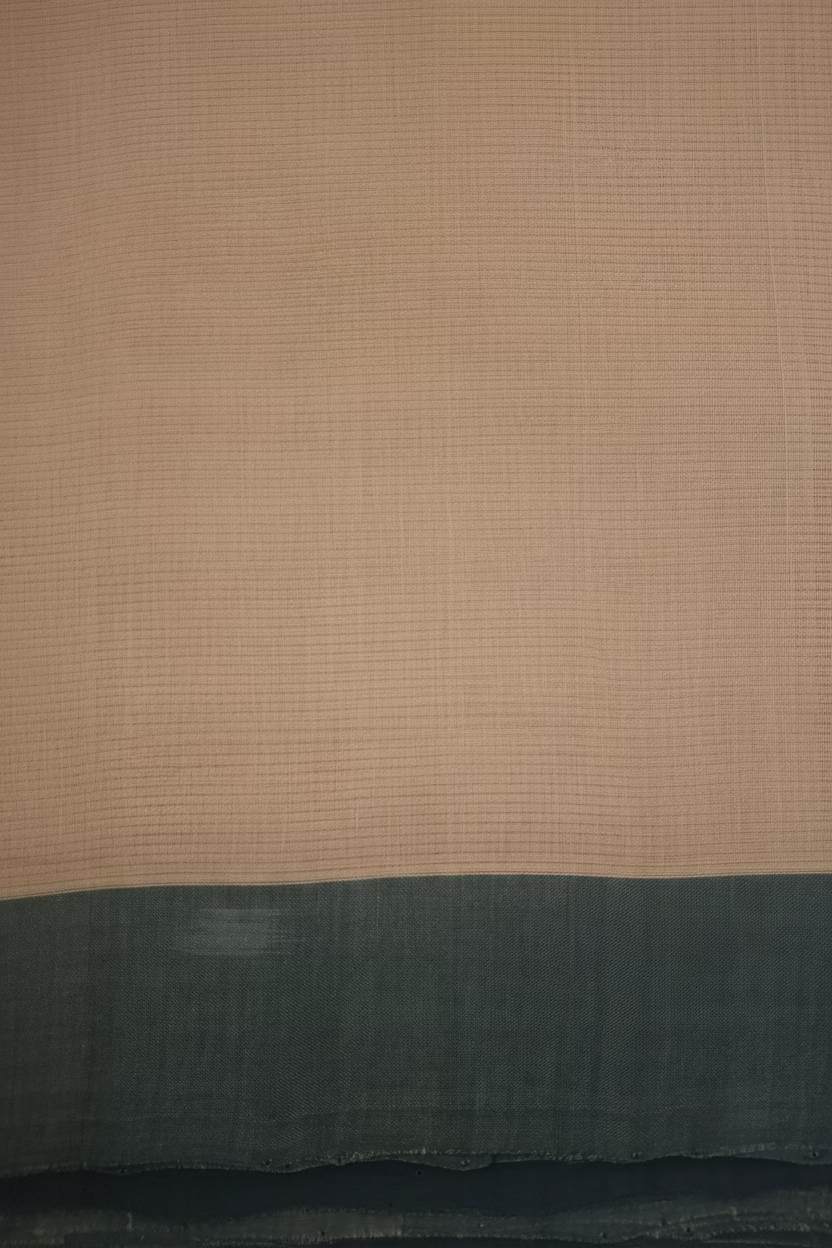 Light pink with greyish blue border Mangalagiri Cotton