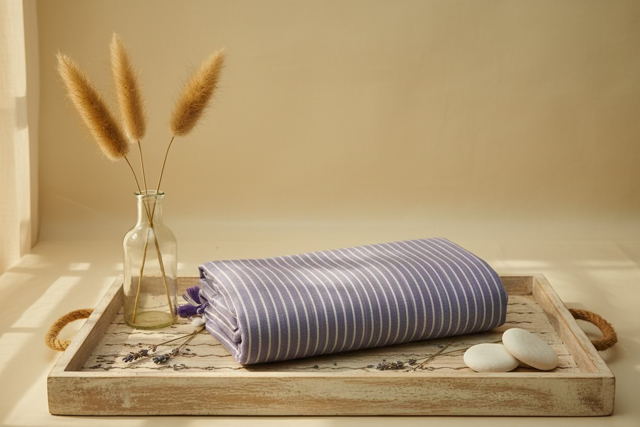 Lavender Khadi Cotton