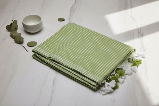 Lime Green Khadi Cotton