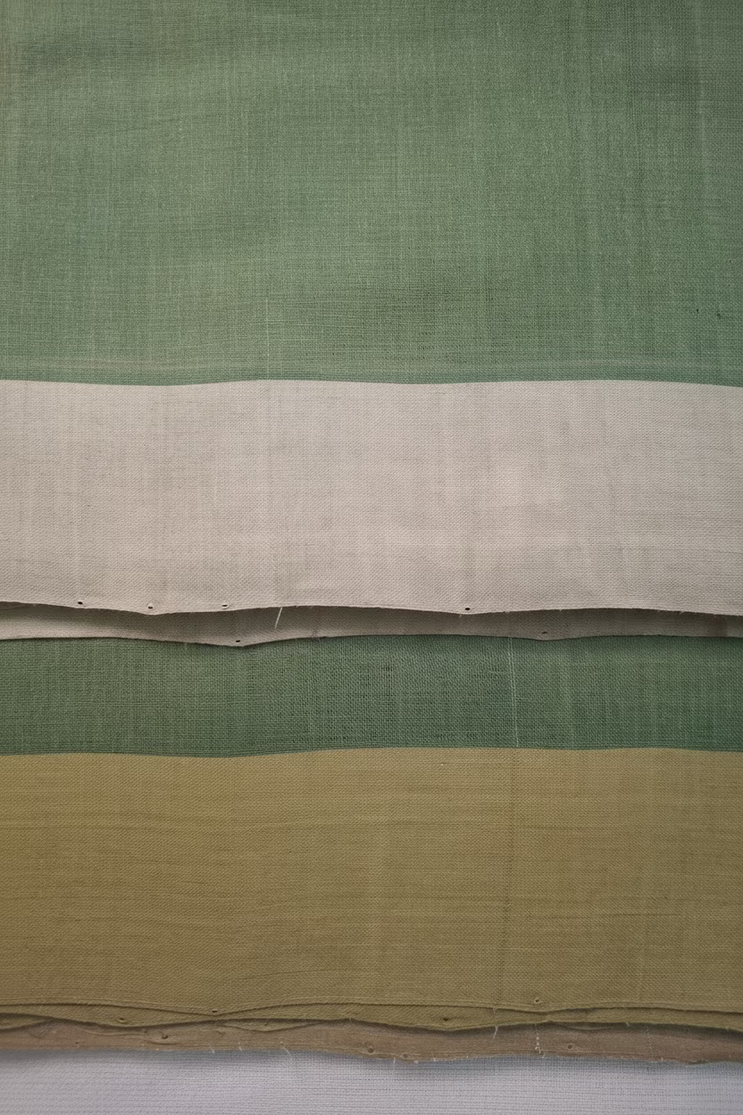 Sage green with dual border Mangalagiri Cotton 2