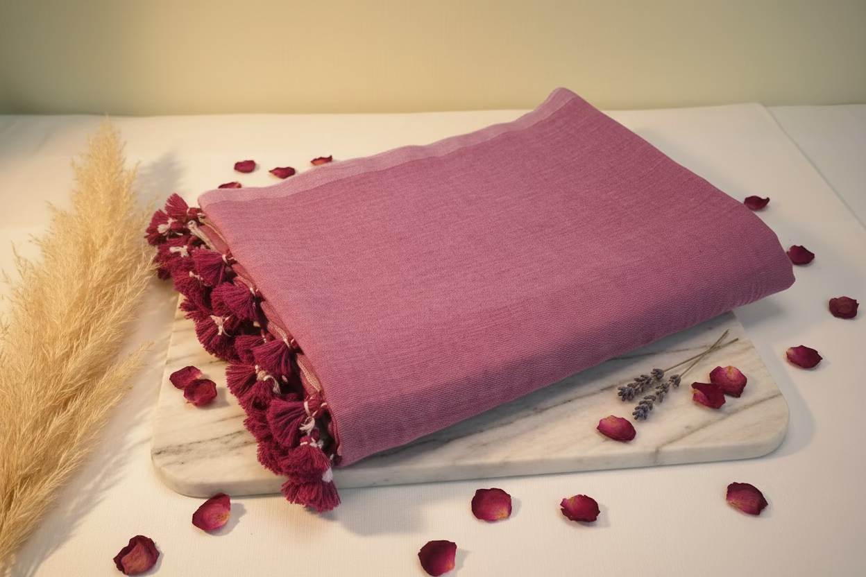 Onion Pink Plain Mul Cotton