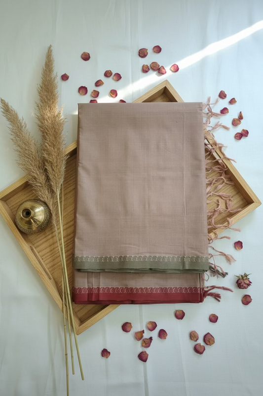 Brown Premium Mangalagiri Cotton