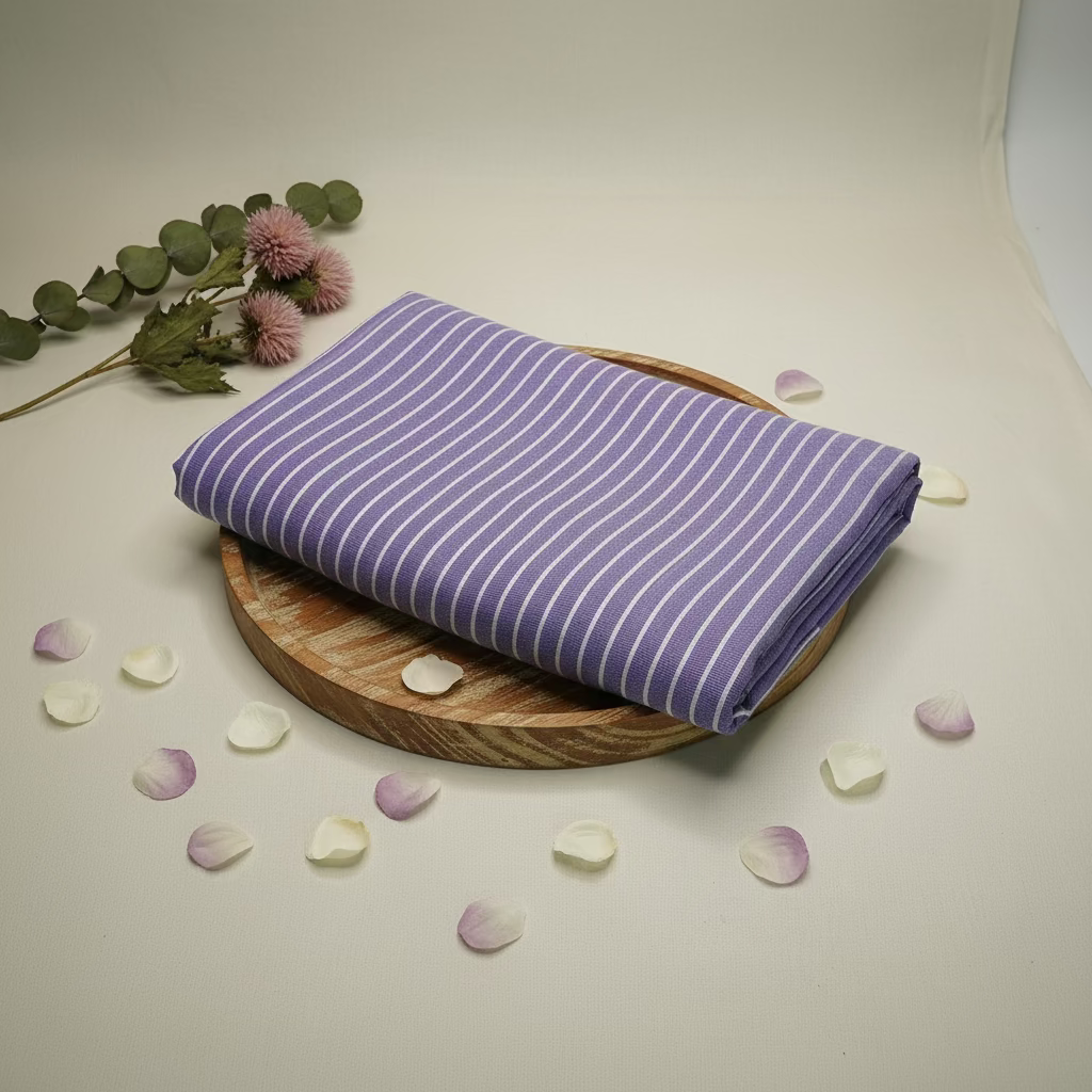 Lavender Khadi Cotton