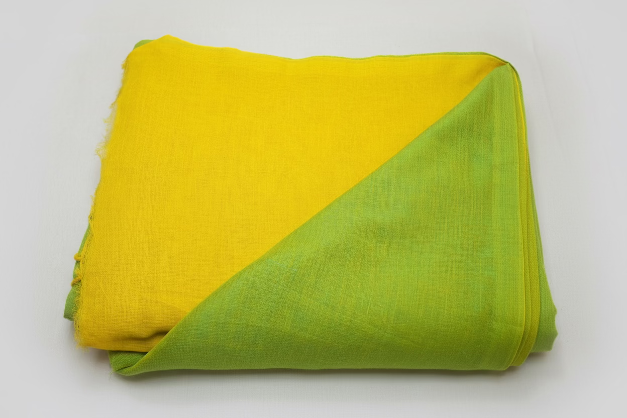 Parrot Green Plain Mul Cotton